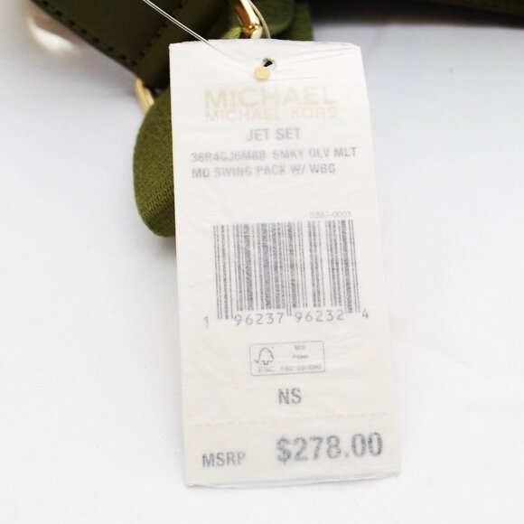 Michael Kors Jet Set Medium Swing Pack - Smoky Olive - Picture 9 of 9